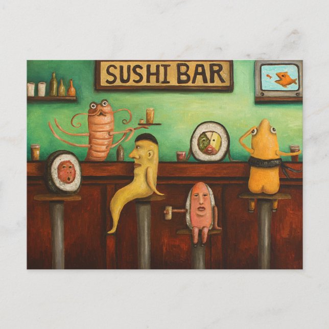 Sushi Bar Postcard (Front)