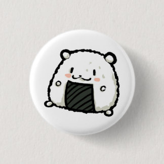sushi bear 1 inch round button
