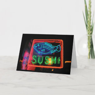Sushi Birthday Card - Customized