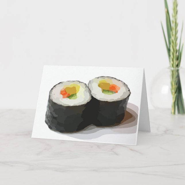 SUSHI BLANK NOTE CARDS (Front)