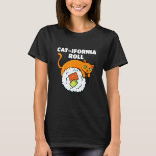 Sushi California Roll Japanese Dish Cuisine Itame T-Shirt