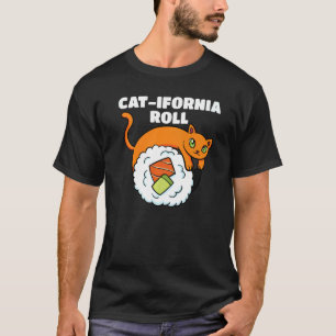 Sushi California Roll Japanese Dish Cuisine Itame T-Shirt
