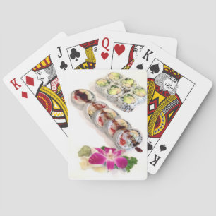 Sushi California Rolls Playing Cards