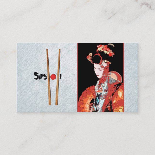 SUSHI - Carte de visite (Devant)