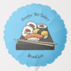 Sushi cartoon illustration