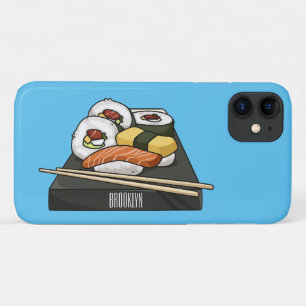 Sushi cartoon illustration  iPhone 11 case