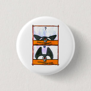 Sushi Cat! 1 Inch Round Button