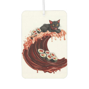 Sushi Cat Dreams � Quirky Japanese Food Kitty Air Freshener