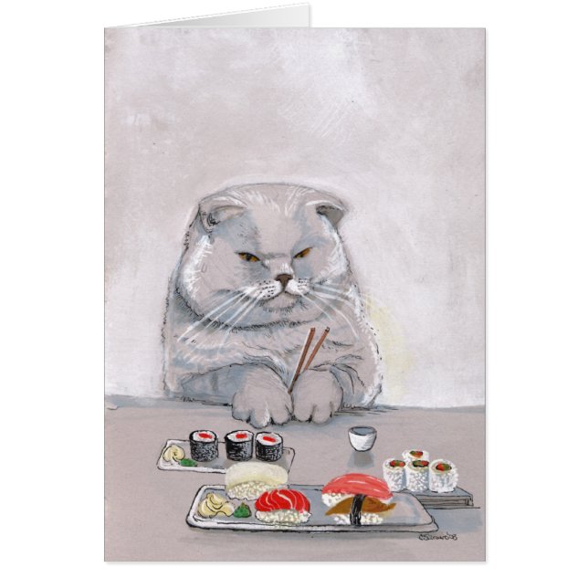 Sushi Cat Mr. Grumps ©CSiravo (Front)