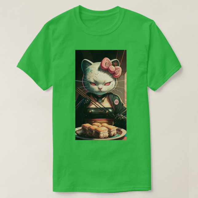 Sushi Cat T-Shirt (Design Front)