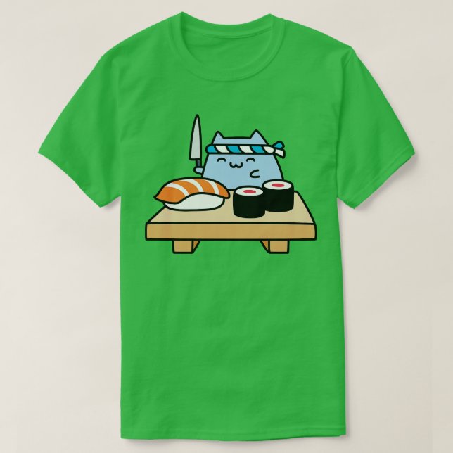 Sushi Cat T-Shirt (Design Front)