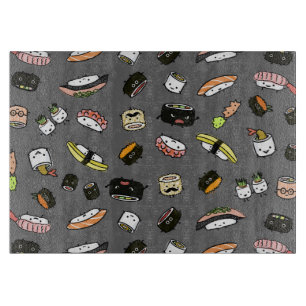 Sushi Characters Pattern Cutting Board