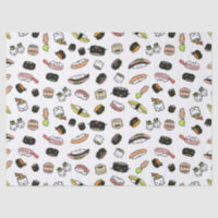 Sushi Characters Pattern