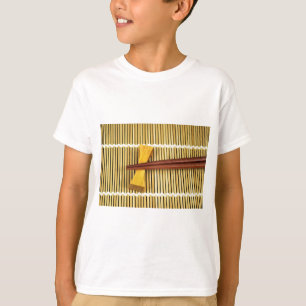 Sushi Chopsticks Sensei Masters Wood Bamboo T-Shirt
