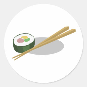 Sushi Classic Round Sticker