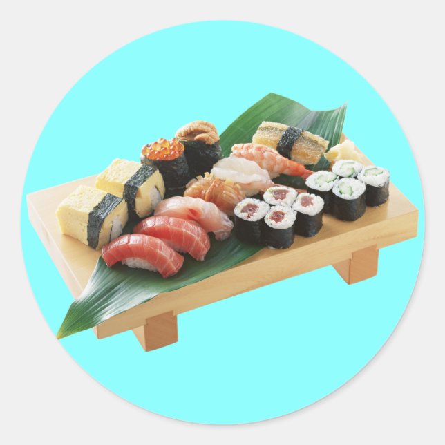 Sushi Classic Round Sticker (Front)