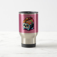 Sushi Companion - Playful Pixelated Culinary Art