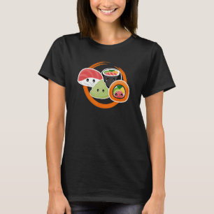   Sushi Couple  Japanese Food    Sushis And Sashim T-Shirt