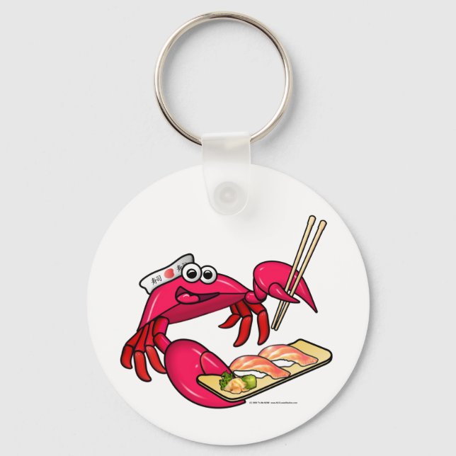 Sushi Crab Keychain (Front)