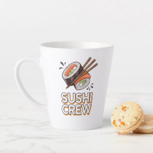 Sushi Crew Latte Mug