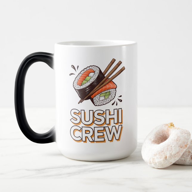 Sushi Crew Magic Mug (With Donut)