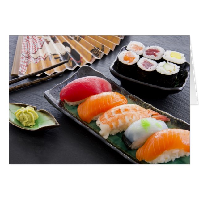 Sushi et rouleaux (Devant horizontal)