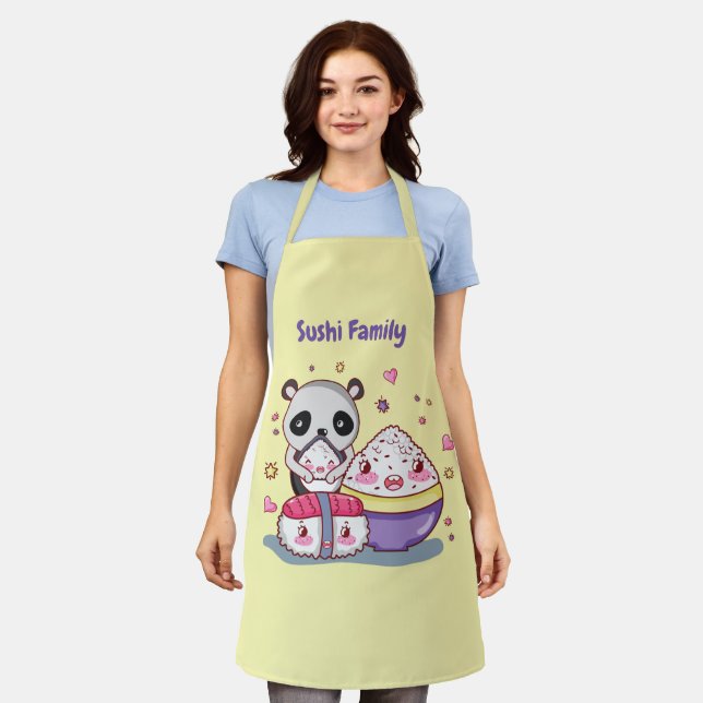 Sushi Family Apron (Worn)