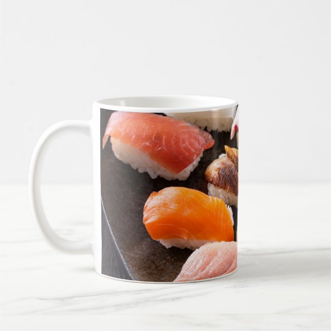 Sushi Feast | Luxury Nigiri Art Mug (Gauche)