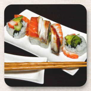 Sushi Food Restaurant Eat Exotic Meals Fast Food Coaster