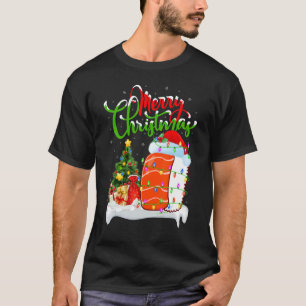 Sushi Food Xmas Decorations Santa Sushi Christma T-Shirt