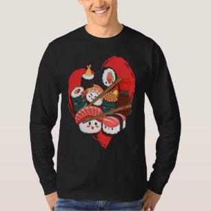 Sushi for Men Miso Maki Japan Wasabi Nigiri Fish T-Shirt