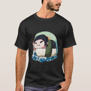 Sushi Halloween Vampire Japanese Great Wave Kanaga T-Shirt