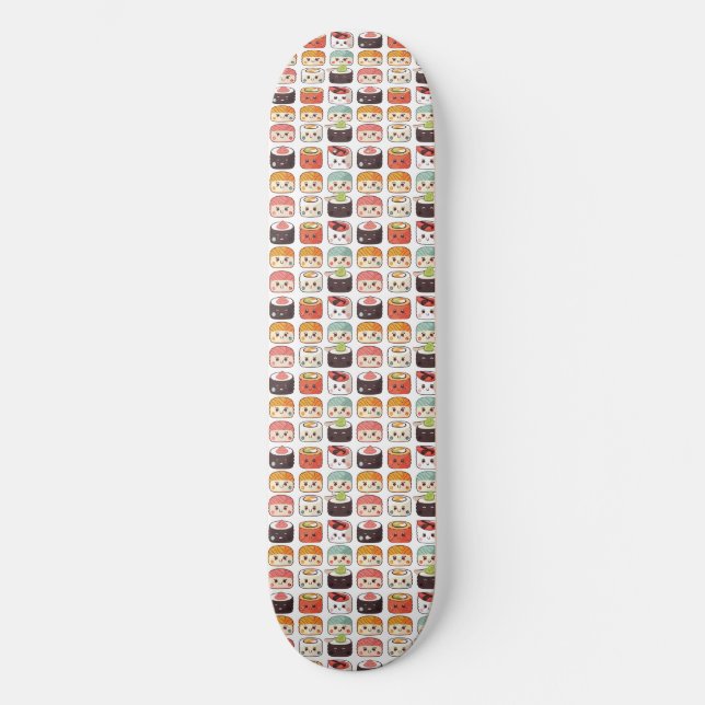 Sushi Illustration Skateboard (Front)