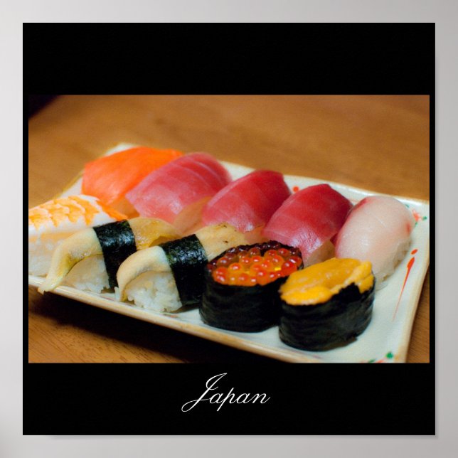 Sushi in Japan Poster (Front)