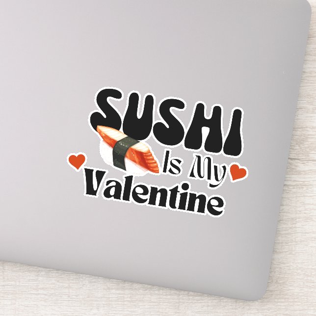 Sushi Is My Valentine, sushi (Detail)