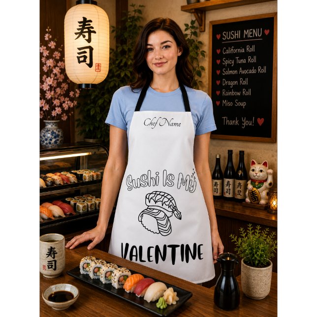 Sushi Is My Valentine , Sushi Apron (Creator Uploaded)