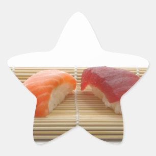 Sushi Japanese Delicious Asian Food Yummy Star Sticker