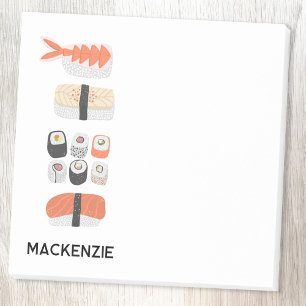 Sushi Japanese Food Art Personalized Post-it Notes