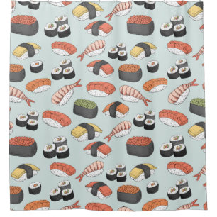 Sushi japanese food pattern