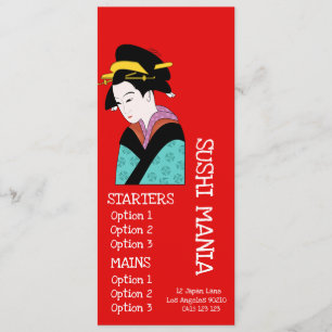 Sushi Japanese restaurant sushi dinner menu