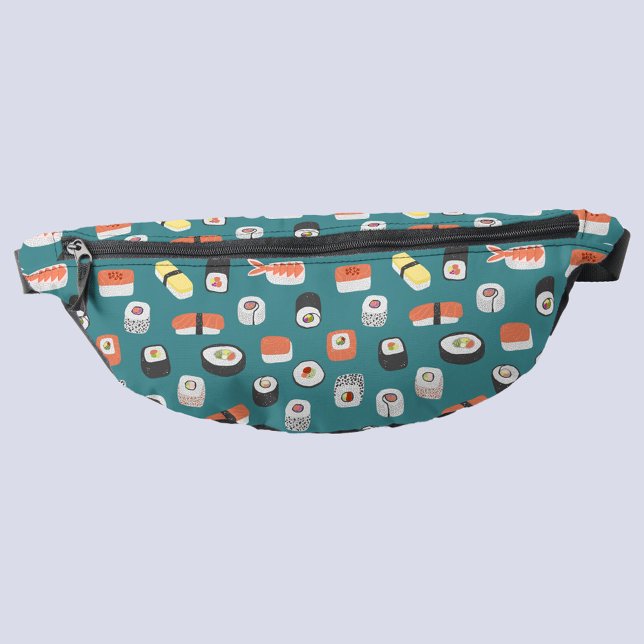 Sushi japonais (Japanese sushi pattern fun fanny pack)