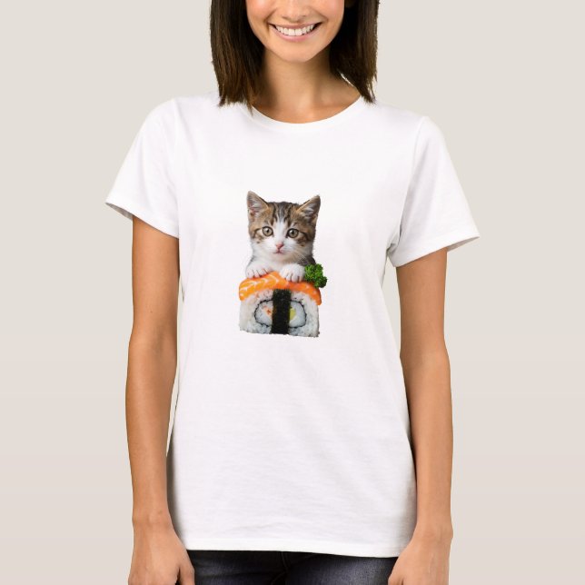 sushi kitten T-Shirt (Front)