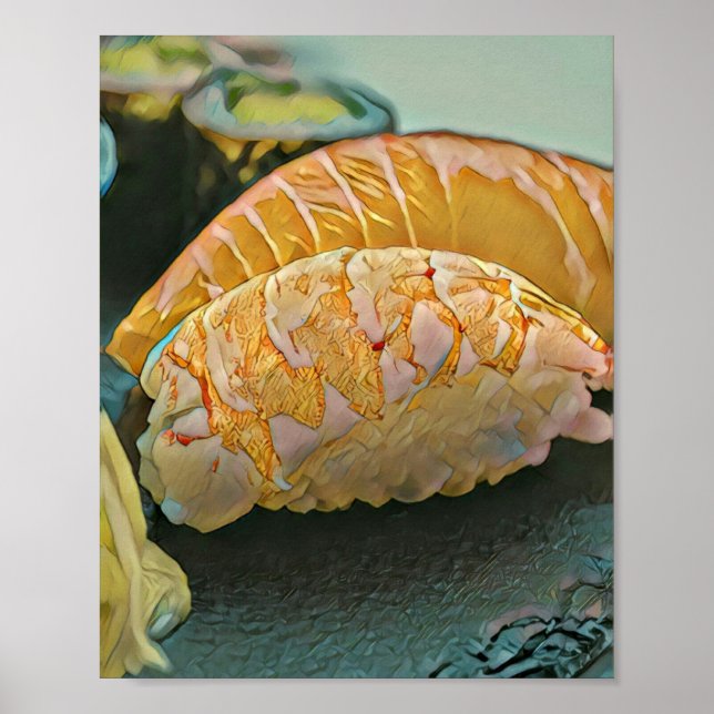 Sushi lover gift poster (Front)