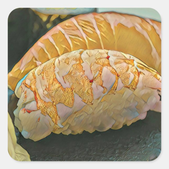 Sushi lover gift square sticker (Front)