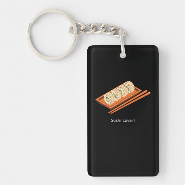 Sushi Lover Keychain (Front)