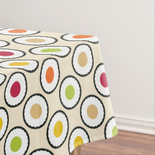 Sushi Maki Polka Dots Tablecloth