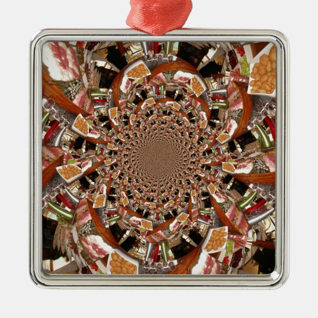 Sushi Metal Ornament (Front)