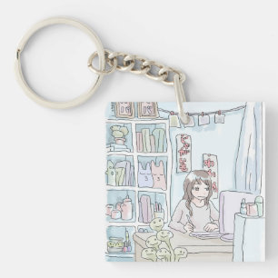 SUSHI MISCELLANEOUS SHELF KEYCHAIN