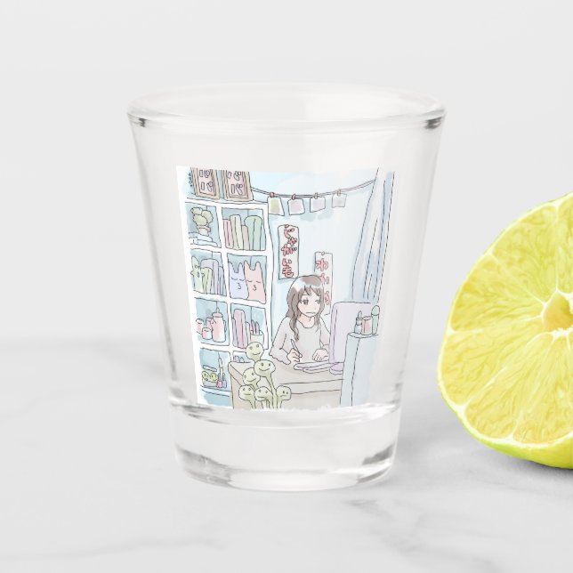 SUSHI MISCELLANEOUS SHELF SHOT GLASS (Front)