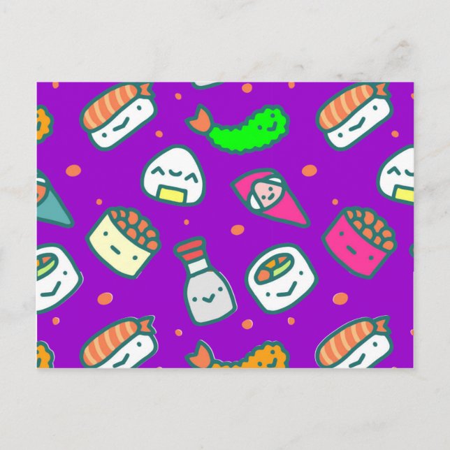 Sushi Moki Postcard (Front)